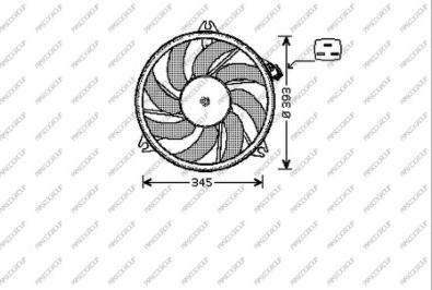 Prasco PG009F003 - Ventilator, hladjenje motora www.molydon.hr