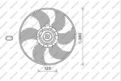 Prasco RN032F002 - Ventilator, hladjenje motora www.molydon.hr