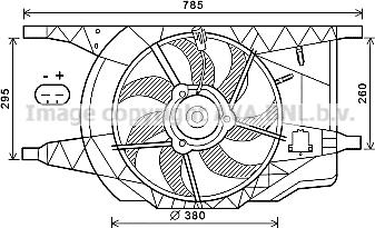 Prasco RT7546 - Ventilator, hladjenje motora www.molydon.hr