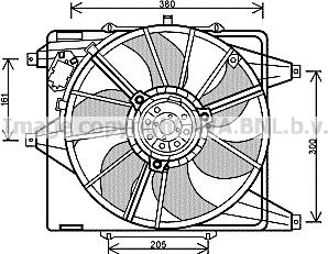 Prasco RT7541 - Ventilator, hladjenje motora www.molydon.hr