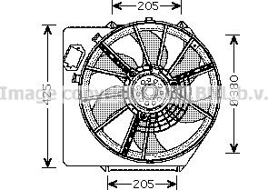 Prasco RT7536 - Ventilator, hladjenje motora www.molydon.hr