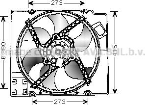 Prasco RT7525 - Ventilator, hladjenje motora www.molydon.hr