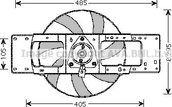 Prasco RT7527 - Ventilator, hladjenje motora www.molydon.hr