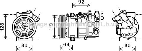 Prasco RTK492 - Kompresor, klima-Uređaj www.molydon.hr