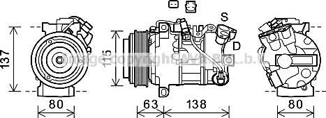 Prasco RTK630 - Kompresor, klima-Uređaj www.molydon.hr