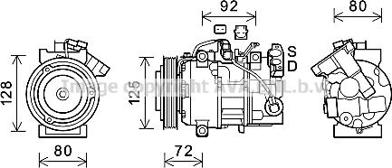 Prasco RTK628 - Kompresor, klima-Uređaj www.molydon.hr