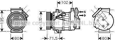 Prasco RTK393 - Kompresor, klima-Uređaj www.molydon.hr