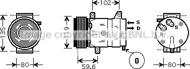 Prasco RTK385 - Kompresor, klima-Uređaj www.molydon.hr