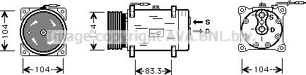 Prasco RTK244 - Kompresor, klima-Uređaj www.molydon.hr