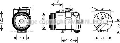 Prasco SAK018 - Kompresor, klima-Uređaj www.molydon.hr