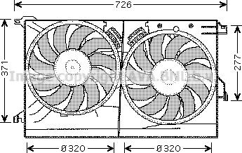 Prasco SB7502 - Ventilator, hladjenje motora www.molydon.hr