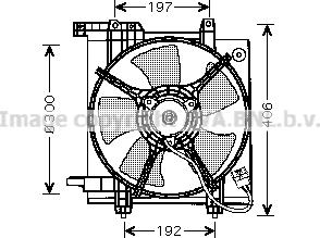 Prasco SU7503 - Ventilator, hladjenje motora www.molydon.hr