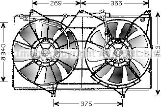 Prasco TO7531 - Ventilator, hladjenje motora www.molydon.hr