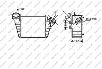 Prasco VG420N002 - Intercooler, hladnjak www.molydon.hr