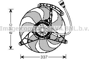 Prasco VN7516 - Ventilator, hladjenje motora www.molydon.hr