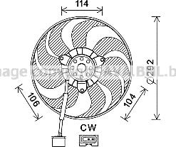 Prasco VN7539 - Ventilator, hladjenje motora www.molydon.hr