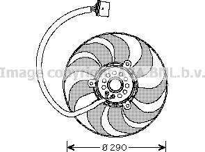 Prasco VN7520 - Ventilator, hladjenje motora www.molydon.hr