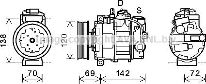 Prasco VNK321 - Kompresor, klima-Uređaj www.molydon.hr