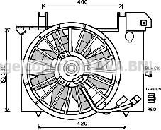 Prasco VO7512 - Ventilator, hladjenje motora www.molydon.hr