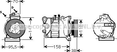 Prasco VOK143 - Kompresor, klima-Uređaj www.molydon.hr