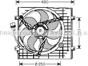 Prasco VW7506 - Ventilator, hladjenje motora www.molydon.hr