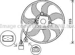 Prasco VW7534 - Ventilator, hladjenje motora www.molydon.hr