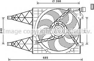 Prasco VW7532 - Ventilator, hladjenje motora www.molydon.hr