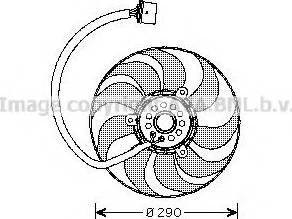 Prasco VW7520 - Ventilator, hladjenje motora www.molydon.hr