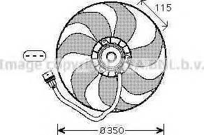 Prasco VW7521 - Ventilator, hladjenje motora www.molydon.hr