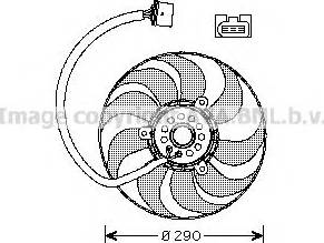 Prasco VW7522 - Ventilator, hladjenje motora www.molydon.hr