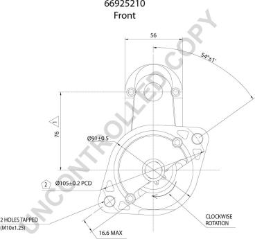 Prestolite Electric 66925210 - Starter www.molydon.hr