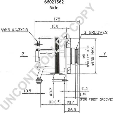 Prestolite Electric 66021562 - Alternator www.molydon.hr