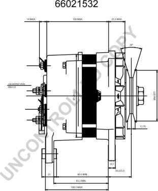 Prestolite Electric 66021532 - Alternator www.molydon.hr