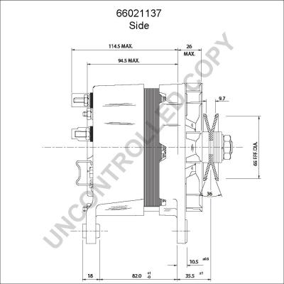 Prestolite Electric 66021137 - Alternator www.molydon.hr