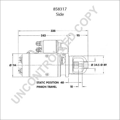 Prestolite Electric 858317 - Starter www.molydon.hr