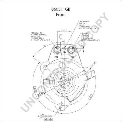 Prestolite Electric 860511GB - Starter www.molydon.hr