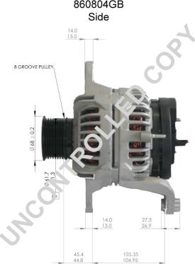 Prestolite Electric 860804GB - Alternator www.molydon.hr