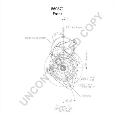 Prestolite Electric 860871 - Starter www.molydon.hr