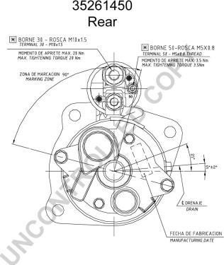 Prestolite Electric 35261450 - Starter www.molydon.hr