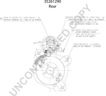 Prestolite Electric 35261290 - Starter www.molydon.hr