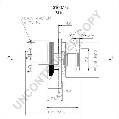 Prestolite Electric 20100777 - Alternator www.molydon.hr