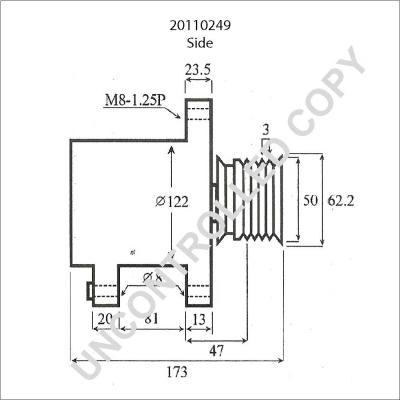 Prestolite Electric 20110249 - Alternator www.molydon.hr