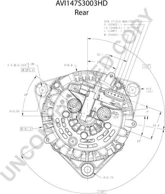 Prestolite Electric AVI147S3003HD - Alternator www.molydon.hr