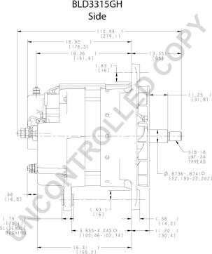 Prestolite Electric BLD3315GH - Alternator www.molydon.hr