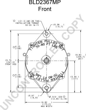 Prestolite Electric BLD2367MP - Alternator www.molydon.hr