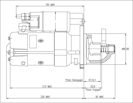 Prestolite Electric M93R3059SE - Starter www.molydon.hr