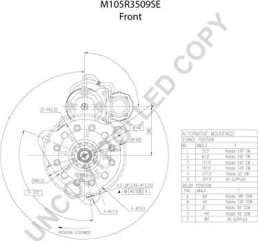 Prestolite Electric M105R3509SE - Starter www.molydon.hr