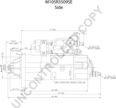 Prestolite Electric M105R3509SE - Starter www.molydon.hr