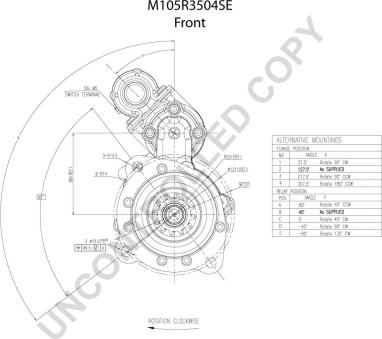 Prestolite Electric M105R3504SE - Starter www.molydon.hr