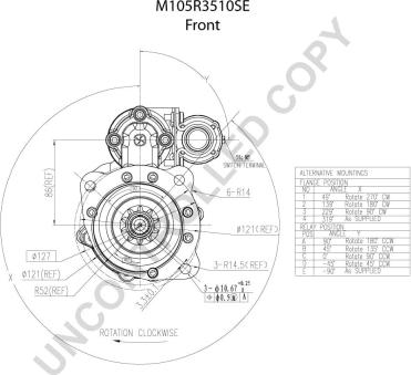 Prestolite Electric M105R3510SE - Starter www.molydon.hr